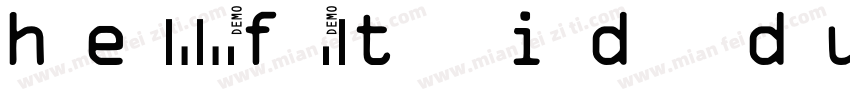 hellofont id duckling字体转换